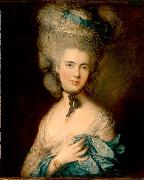 Thomas Gainsborough Woman in Blue oil painting